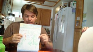 Daddy Shares His Drawing