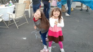 Silly girls super excited from the first sparklers